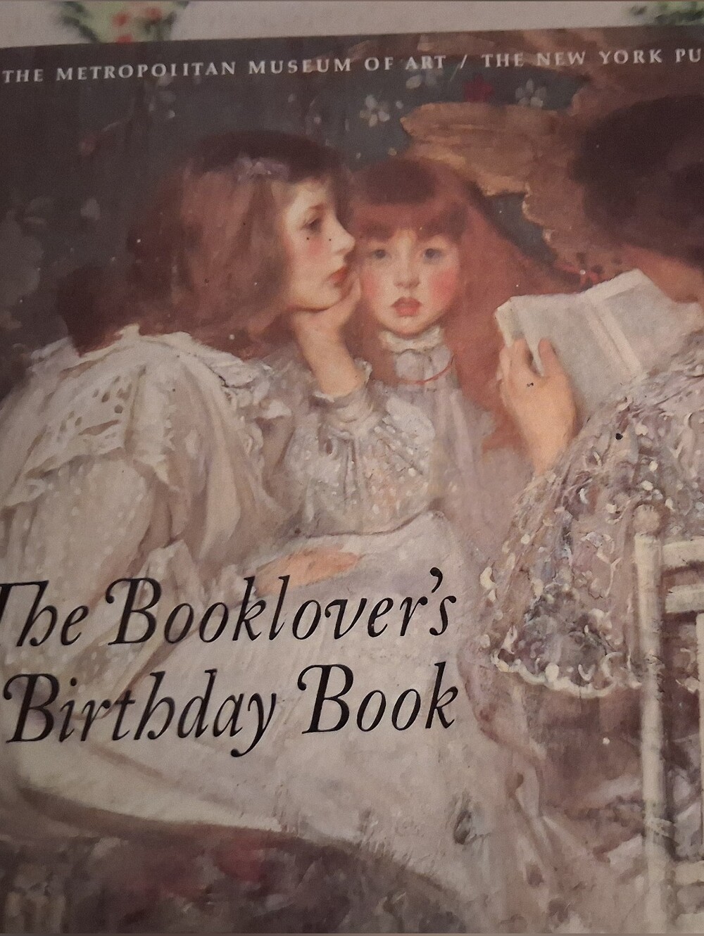 The Booklover's Birthday Book HC 1984 The Metropolitan Museum Of Art
